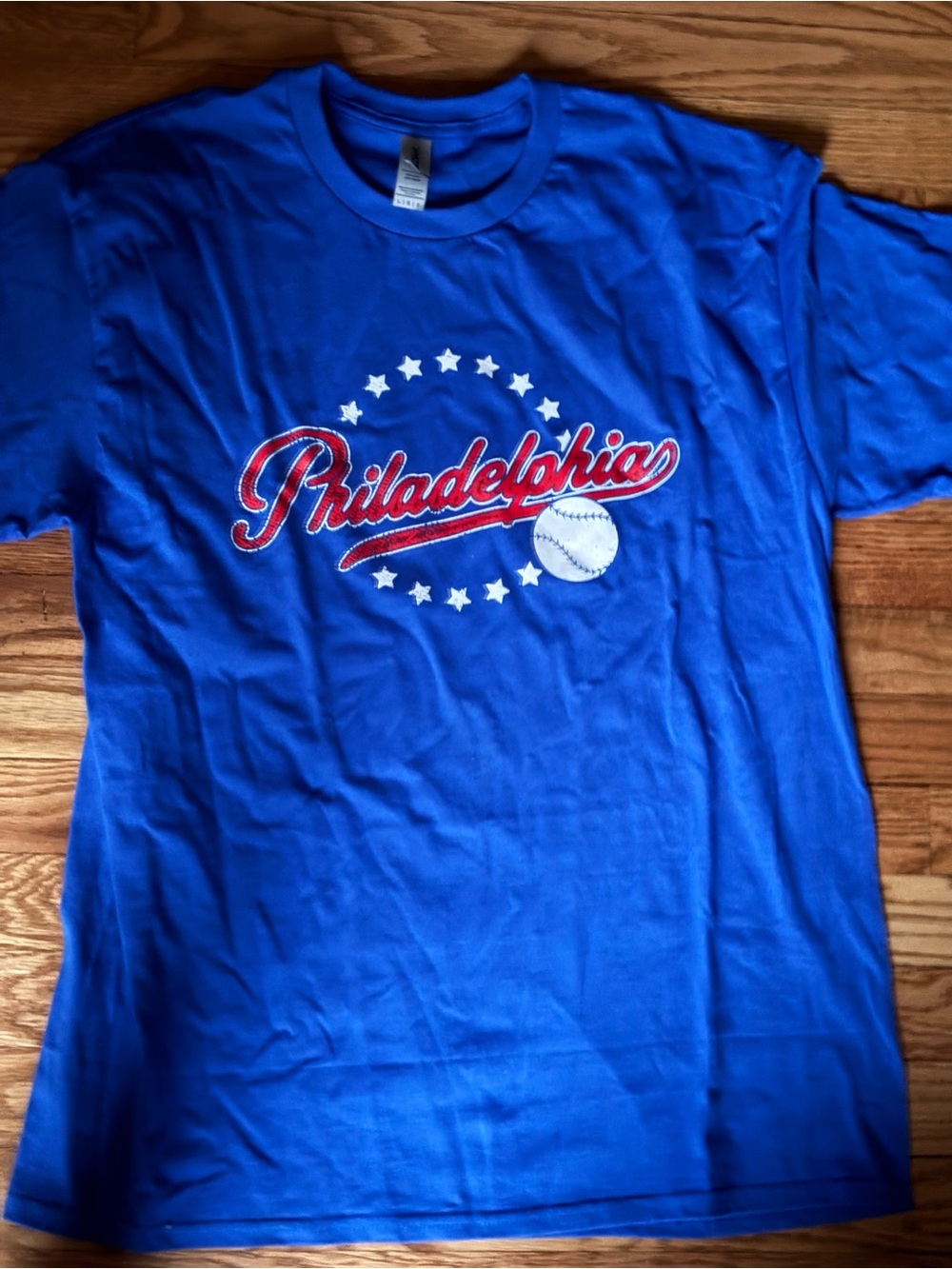 Gildan Royal Blue Philadelphia Baseball Tee